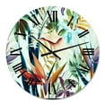 thumbnail image 2 of Designart 1 in Quartz Tropical Wall Clock, 2 of 5