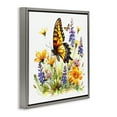 thumbnail image 3 of Stupell Industries Bohemian Butterfly Wings Garden Gray Floating Frame Canvas Art, 18 x 18, by LSR Design Studio, 3 of 8