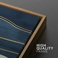 thumbnail image 4 of IDEA4WALL Framed Wall Art Print Set Orange Sun Over Blue Watercolor Ocean Waves Abstract Shapes Modern Minimalist Chic Relax/Calm for Living Room, Bedroom, Office - 24"x36"x2 Natural, 4 of 5