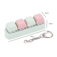 thumbnail image 2 of Botón Teclado Botón KeyCap Keychain Descompresión (Pink Green), 2 of 5