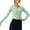 A-Light Green367, variant on Women's V Neck Long Sleeve Wrap Tie T-Shirt Casual Daily Wear Dance Leisure Activities