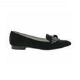 thumbnail image 4 of Bellini Womens Fabulous II Faux Suede Embellished Loafers, 4 of 6