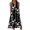 MulticolorAX, variant on Juslio Women Dress Plus-size Casual Sleeveless V Neck Pleated Print Womens Dresses Multicolor L