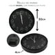 thumbnail image 3 of Reloj de Pared QZ Negro Silencioso Manecillas Plata 30 cms x 4 cms, 3 of 5