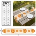 thumbnail image 3 of Orange Pumpkins Fall Table Runner Linen Burlap Table Runner 90 Inches Long Thanksgiving Autumn Striped Dresser Scarves for Kitchen Island Coffee Dining Room Party Wedding Holiday Decoration 13"x90", 3 of 8