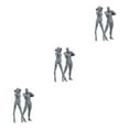 thumbnail image 3 of Wweixi 2pack/lot Light Body Chan Kun PVC Movebale Action Figure Realistic And Highly Detailed Art Piece gray 3Set, 3 of 6