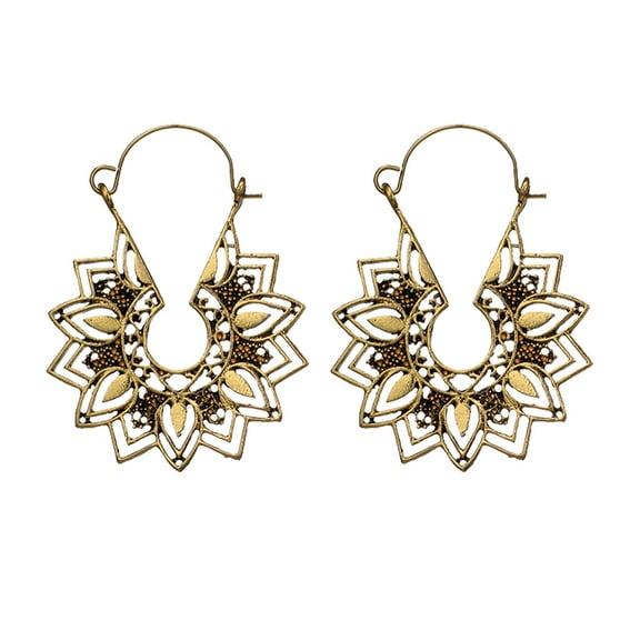 Eudgs Vintage Drop Boho Earrings Earrings Enamel Ethnic Jewelry Women Earrings Earrings Small Stud Earrings Women Earrings Packs Women Hypo Allergenic Earrings Heart Drop Earrings Womens Earrings