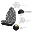thumbnail image 4 of Uemuo Bowling Pins Pattern Car Seat Covers for Front Seats Waterproof Seat Covers for Cars, Universal Auto Front Seats Protector Fits for Car-2 PCS, 4 of 6