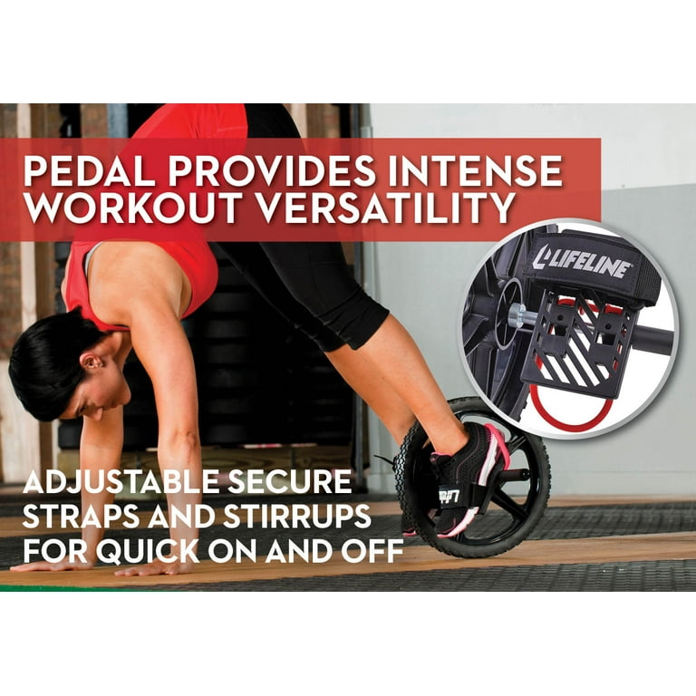 Lifeline Fitness Power Wheel for Ultimate Core Training Simultaneously Works up to 20 Muscles in Your Entire Body