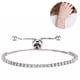 thumbnail image 2 of Pulsera de cristal para mujer, regalo de bodas de cumpleaños con caja para madre, novia, esposa, damas de honor, pulsera ajustable con diamantes brillantes MFZFUKR 220977-2, 2 of 8