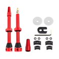 thumbnail image 1 of Bicicleta Tubeless Presta F/V Brass Core Tubeless Value Stem Rojo 60mm Cola extensor de valor, 1 of 5