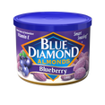 thumbnail image 3 of Blue Diamond, Blueberry Flavored Roasted Almonds, Crunchy, 6oz Shelf Stable Aluminum Can, 3 of 6