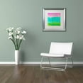 thumbnail image 3 of Trademark Fine Art "Gradients I" Canvas Art by Color Bakery White Matte, Silver Frame, 3 of 4
