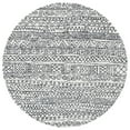 thumbnail image 5 of SAFAVIEH Micro-Loop Peronel Abstract Striped Wool Area Rug, Ivory/Black, 5' x 8', 5 of 9