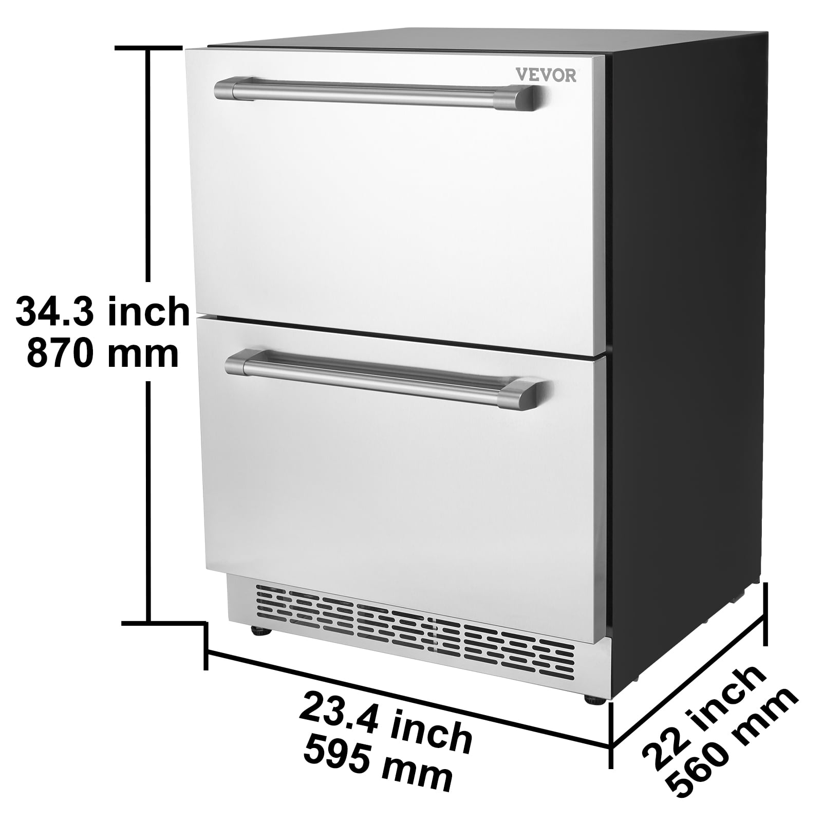 VEVOR Commercial Blast Freezer, 114 L / 4 Cu.ft Blast Chiller with 5 Trays, Blast Chiller Freezer Chest with 4 Freezing Modes, Stainless Steel Food Blast Freezer with Casters for Restaurant, Seafood