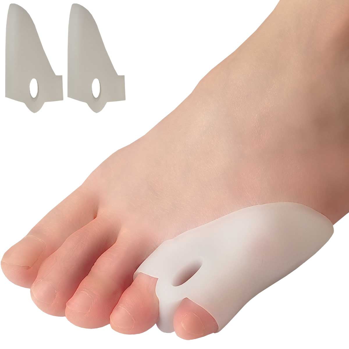 1PCS Silicone Half Toes Sleeve Metatarsal Pads Gel Toe Caps Forefoot Bunion