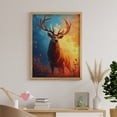 thumbnail image 6 of Diamond Art Kit for Adults, Majestic Stag Under Fiery Sky Diamond Painting for Adults Beginners, 5D DIY Diamond Art Painting Kits, Colorful Diamond Painting Craft for Home Decor 12x16, 6 of 7