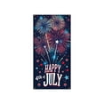 thumbnail image 2 of Linnome Independence Day Door Cover Hanging Cloth Background Cloth for Anniversary Celebration 70.9x35.4 Inch Multicolor#03, 2 of 6