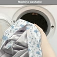 thumbnail image 6 of Floral Dog Crate Cover, Cosmos Flowers Blue Grey Tones Simplistic and Continuous Composition, Easy to Use Pet Kennel Cover Small Dogs Puppies Kittens, 7 Sizes, Off White and Sea Blue, by Ambesonne, 6 of 6