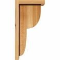 thumbnail image 3 of 6"W x 8"D x 16"H Crestline Rough Sawn Corbel w/Backplate, Western Red Cedar, 3 of 9