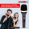 thumbnail image 5 of Professional Microphone Audio Dynamic Cardioid Karaoke Singing Wired Mic Music Recording Karaoke Microphone 5 Core 5C-POWER, 5 of 7