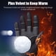 thumbnail image 2 of Guantes de ciclismo para deportes al aire libre Guantes de ciclismo de invierno con tacto térmico de vellón, 2 of 8