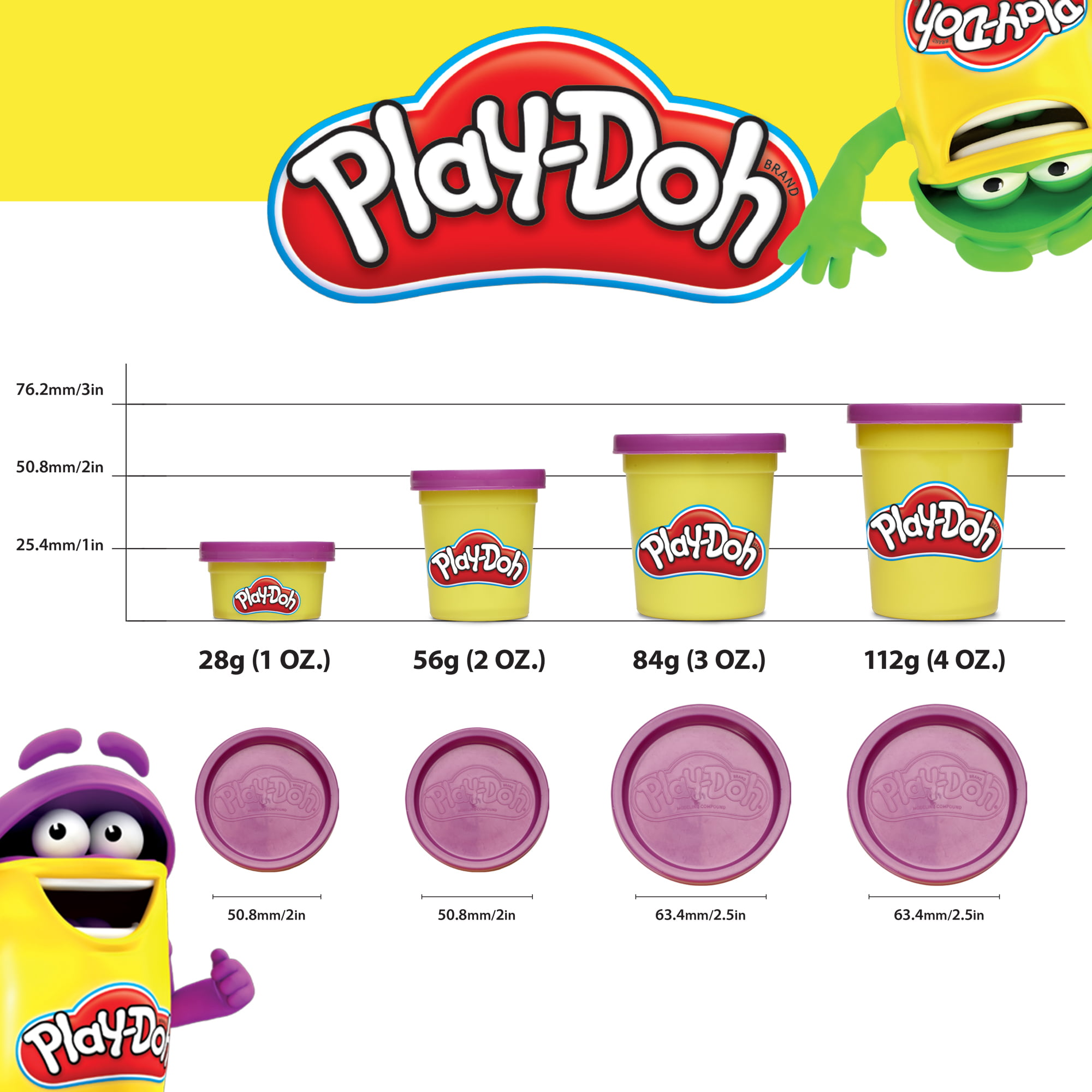 Play-Doh Bulk Winter Colors 12-Pack of Non-Toxic Modeling Compound, 4-Ounce  Cans
