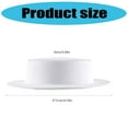 thumbnail image 5 of KCAHPAN Stylish Flat Hat Base Comfortable Cotton Hat Base Fancy Dress Hat Base for Weddings and Daily Wear, 5 of 19