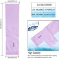 thumbnail image 4 of UV Protection Refroidissement Bras Manches Solaires pour les Hommes Femmes Bras Couverture Protection Manches avec Trou du Pouce, 4 of 7