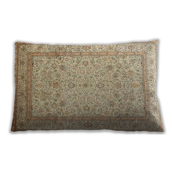 Ahgly Company Outdoor Rectangular Traditional Lumbar Throw Pillow, 13 inch by 19 inch