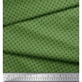 thumbnail image 3 of Soimoi Green Cotton Voile Fabric Square Geometric Decor Fabric Printed Yard 42 Inch Wide, 3 of 3