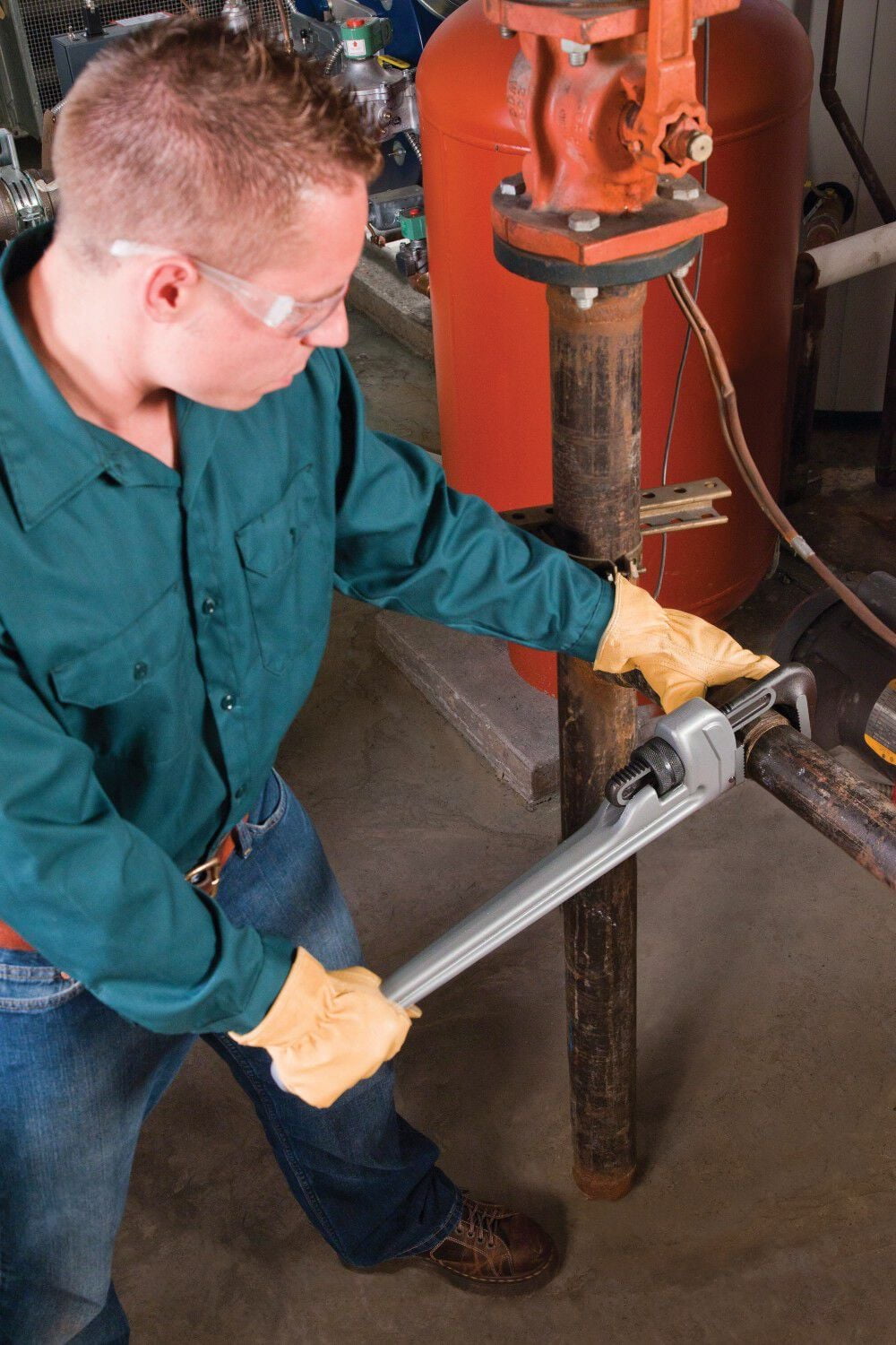 RIDGID 24 in. L Adjustable Wrench 1 pc.
