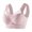 Pink, variant on Womens Large Strapless Lace Tank Top Underwear, Thin Side Fold Side Gather Adjustable Bra, Plus Size Shapewear