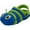 Green/Blue, variant on NORTY Toddler Unisex Clogs Fun Caterpillar Bug Shoes for Kids with Comfortable Back Strap
