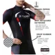 thumbnail image 4 of X-TIGER Maillot de ciclismo para hombre, verano, UPF40+, 100 % poliéster, transpirable, ropa de ciclismo, maillot de ciclismo de carreras, 4 of 5