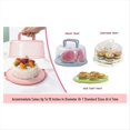 thumbnail image 4 of Caja para Pasteles Soporte para Magdalenas con Tapa Pastel Transparente Caja para Pasteles Transparente Portador con Tapa Asas Soporte para Magdalenas ,B, 4 of 5