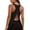 A73-Black, variant on Womens Athletic Sleeveless Tank Tops Cross Split Back Workout Shirts Breathable Tops