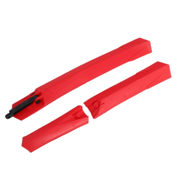 Bike Fenders, Resilient Plastic Bike Mud Guard Widely Compatible For Riding For Cycling Red