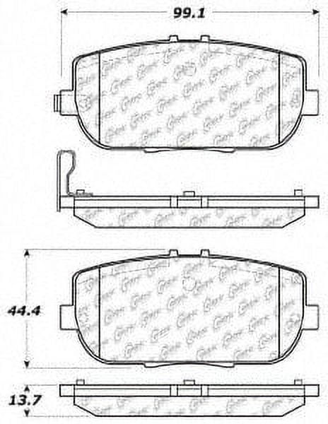 Centric Parts - Ceramic Pads - Walmart.com