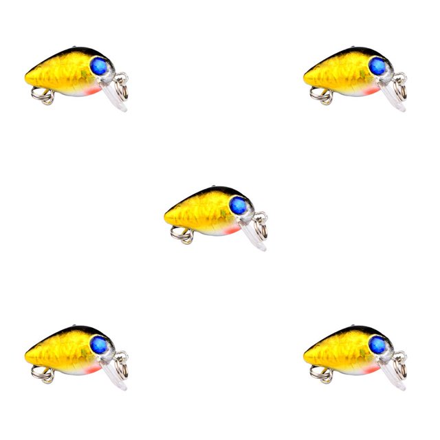 Eigraketly 1 Uds. Señuelo de pesca Swimbait 30mm/1,6g Crankbait cebo duro Topwater Artificial Bass Japón accesorios de pesca con mosca Type2 NO2 Eigraketly CBP056884