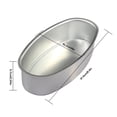 thumbnail image 2 of CNKOO 8 Inches Oval Bread Mould Aluminum Alloy Non-stick Cheese Cake Pudding Baking Making Mold, 2 of 8