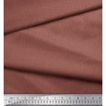 thumbnail image 4 of Soimoi Brown Poly Georgette Fabric Circle & Cross Geometric Printed Fabric 1 Yard 42 Inch Wide, 4 of 4
