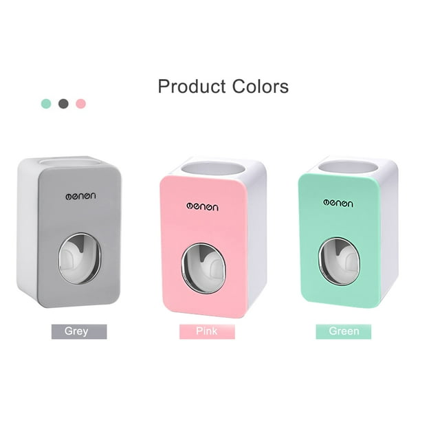 Dispensador automático de pasta de dientes yeacher montado en la pared estándar