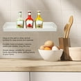 thumbnail image 4 of 50cm Wall Mounted  Rack, Multifunctional Wall Organizer Shelf with Minimalist Design, Space Aluminum, for Kitchen Bathroom, 4 of 7