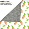 thumbnail image 6 of Easygdp Vegan Fruit Carrot Microfiber Dish Drying Mat for Kitchen Counter,Heat Resistant Drainer Mats with Non-slip Backed,Super absorbent, 6 of 8