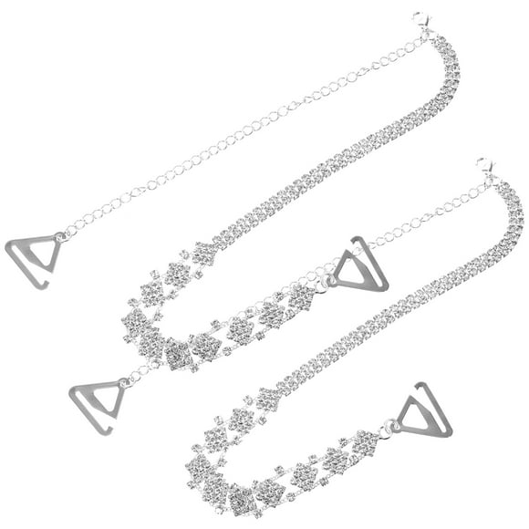 Cortetas de sujetador de 2 piezas correas de sujetador extraíble de dhinbovable correa de sujetador de sujetador invisible correa de hombro