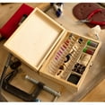 thumbnail image 5 of 100pc Polish Sand Cut Rotary Accessory Set in Wooden Box, 5 of 9