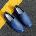 thumbnail image 3 of Zapatos de agua para hombre, moda de verano, impermeables, de goma, fondo suave, sin cordones, transpirables, antideslizantes..., 3 of 5