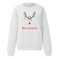 thumbnail image 5 of Christmas Sweatshirts Women's Holiday Pullovers Fun Graphic Print Crew Neck Long Sleeve Tops, 5 of 6