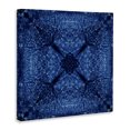 thumbnail image 4 of Stupell Industries Dark Blue Patterned Abstract Painting Wrapped Canvas Art Print Wall Art, 36 x 36, 4 of 8